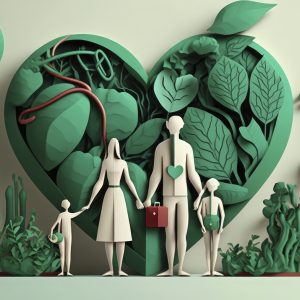 World Mental Health day illustration concept, World Health Day Images, Heartbeat, Stethoscope, world health day April 7, poster, banner, design, theme, 2023, Generate Ai