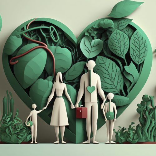 World Mental Health day illustration concept, World Health Day Images, Heartbeat, Stethoscope, world health day April 7, poster, banner, design, theme, 2023, Generate Ai