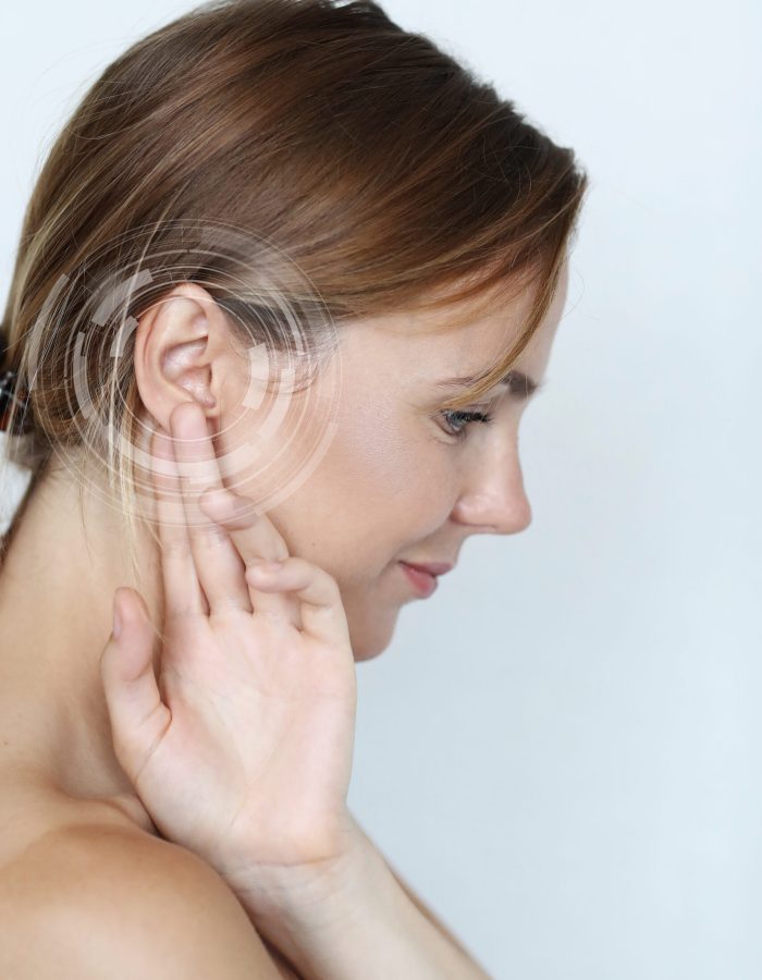 Beauty. Lovely woman in close-up